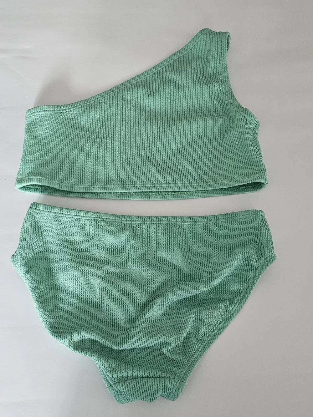 GAP Kids Mint Green One-Shoulder Swim Set